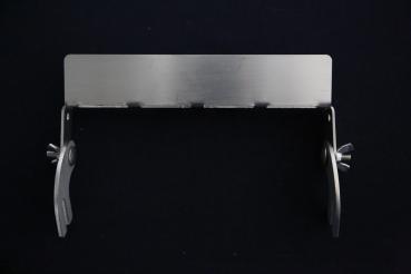 Bretthalter mit normalen Stecker (6mm) inkl. Schrauben, komplett in Edelstahl V2A
